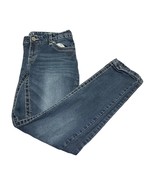 Rue 21 Jeans Low Rise Skinny Blue Denim Embroidered Juniors W 32 L 28.5 - £21.27 GBP