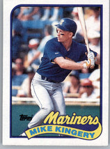 1989 Topps 413 Mike Kingery  Seattle Mariners - $0.99