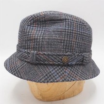 Vintage Country Gentleman Gray Wool Rain Cap Size 7-3/8 - £50.61 GBP