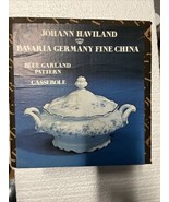 Johann Haviland BLUE GARLAND Covered Casserole Dish Bavaria Germany NewO... - £37.83 GBP