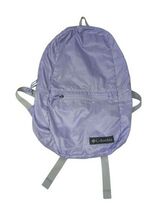 Columbia Packable pocket backpack light purple lavender gray straps - $14.84