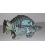 Carved Stone Armadillo Paperweight Vintage Mid Century Modern Primitive - £10.90 GBP