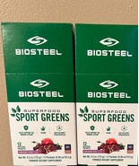 Lot of 2 Biosteel Superfood Sport Greens Packets 12 Packets Pomegranate ... - £22.06 GBP