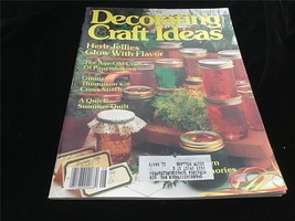 Decorating &amp; Craft Ideas Magazine August 1983 Herb Jellies, Papermaking - £7.86 GBP