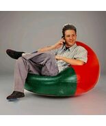 Vintage 2001 INTEX Beanless Bag Inflatable Vinyl Red/Green  Chair– NOS R... - $625.22 CAD