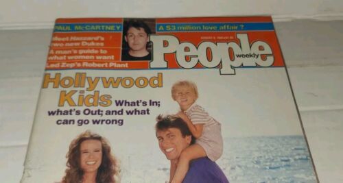 VTG People Magazine John Ritter FamilyAug 9 1982 Hollywood Kids Paul McCartney Item image 2
