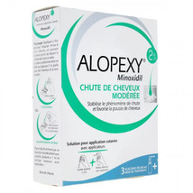 Pierre Fabre Alopexy 2% Minoxidil Hair Loss Treatment Stimulates Hair 3x60ml - $39.90