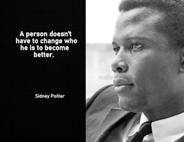 SIDNEY POITIER INSPIRATIONAL MOTIVATION TRIBUTE QUOTE PHOTO A PERSON DOS... - €4,84 EUR+