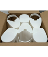 Lot of 12 Toilet Bowl Mop Caddy Super Plastic White Mop Holder Caddy  Mo... - $104.45 CAD