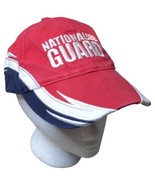 National Guard Red White Blue Adjustable Strap Baseball Cap / Hat - £5.66 GBP