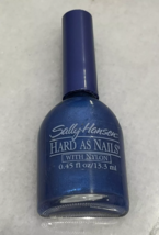 Sally Hansen Hard As Nails w Nylon Nail Polish Exquisite Frost 0.45 oz HTF - $11.40
