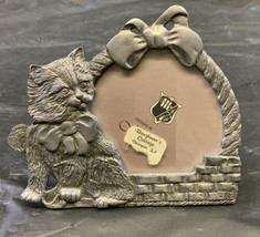 Metzer Pewter Cat Picture Frame 2.5 X 2.5 Inch Picture - $4.75