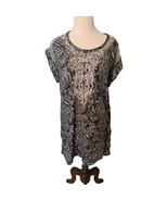 H&amp;M Dress Top Mini Black White Embroidered Classic  Summer Size 10 - €12,90 EUR