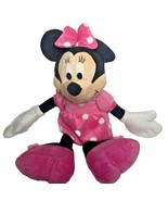 Disney Store Authentic Pink Minnie Mouse Stuffed Plush Toy Pink Dress La... - $27.12 CAD