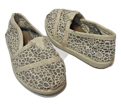 Garanimals Toddler Girls Lace Eyelet Lafers Slip On Size 7 Ivory - £8.51 GBP