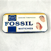 Fossil Watches Vintage Tin 1994 Authentic 1960's Style 6 in Long Redhead Girl - $9.49