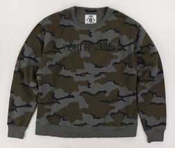 Zero Foxtrot Sweatshirt Mens Large Gray Green Camo Crewneck Military Swe... - $32.47