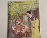 Walt Disney’s Snow White and the Seven Dwarfs A Little Golden Book 1984 - £2.71 GBP