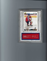 Brett Hull White Plaque ALL-STAR Hockey Nhl Wc - £0.77 GBP