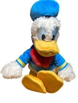 Disney Theme Park Authentic Original DisneyLand Donald Duck Fluffy Plush 18” - £13.51 GBP