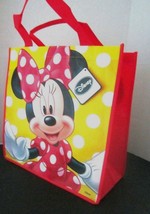 Disney Minnie Mouse Bright Colorful Reuseable Shopping Bag 13&quot; X 13&quot; X 7&quot; New - £6.86 GBP