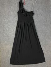 Derek Heart Dress Women&#39;s Large Maxi Polyester Blend Black L - $26.51 CAD