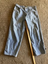 Vintage Anchor Blue Jeans Original Largo Uomo 30x27BlueDenim Skater Grun... - £69.72 GBP