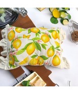 Mainstays Accent Throw Pillow- Lemons Blossoms Butterflies- Yellow Green... - $38.23 CAD