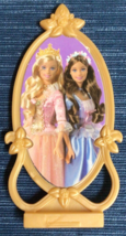 Vintage Barbie Princess And The Pauper Standing Floor Mirror 6&quot; ~855A - £15.80 GBP