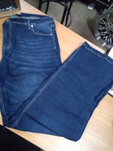 Womans Unbranded Blue Denim Jeans Sz 2XL 9095BxBARE - $24.65