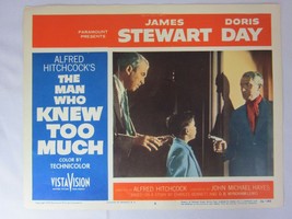 Alfred Hitchcock The Man Who Knew Too Much James Stewart 1956 Lobby Card... - £77.52 GBP