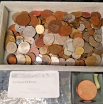 2  Pounds Foreign Mixed World Coins Assorted &amp; 1oz copper bullion bonus Lot# 613 - £27.60 GBP