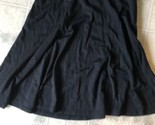 Sahalie Women&#39;s Size Small Black 100% Wool Circle Full Swing Skirt - $39.78