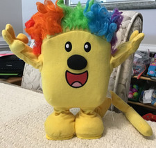 Fisher Price Disco Dancing Wubbzy Yellow Doll 10" Rainbow Hair Plush - Works!!! - £43.65 GBP