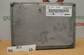 2012 Chevrolet Camaro Electronic Computer Unit ECU 12643248 Module 63-8C5 - $49.99