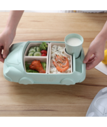 Eco-Freindly Bamboo Fiber CartoonCar Children Plate-Unique Sustainable T... - $39.00