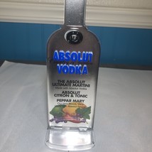 Absolut Vodka Acrylic Table Top 2-sided Advertising Sign - £8.86 GBP