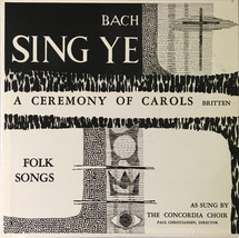 Johann Sebastian Bach, Benjamin Britten, The Concordia Choir, Paul Christiansen  - £8.99 GBP