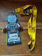 Legoland Activity Packet Robot Book with Yellow Lanyard – VERY GOOD cond... - $8.59