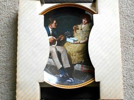 Knowles Norman Rockwell &quot;Pondering On The Porch&quot; #17726JBradford Exchange Plate - £7.87 GBP