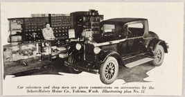 1926 Magazine Photo Schott-Halsey Motor Co. Yakima,WA Vintage Car Parts ... - £8.18 GBP