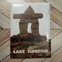 Lake Superior Stone Statue Figure Refrigerator Fridge Magnet Souvenir Vi... - $9.95