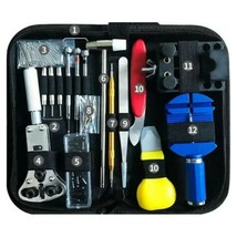 Watch Repair Tool Kit 147 pcs Adjustable Back Case Watch Band Strap Watchmaker - £18.96 GBP
