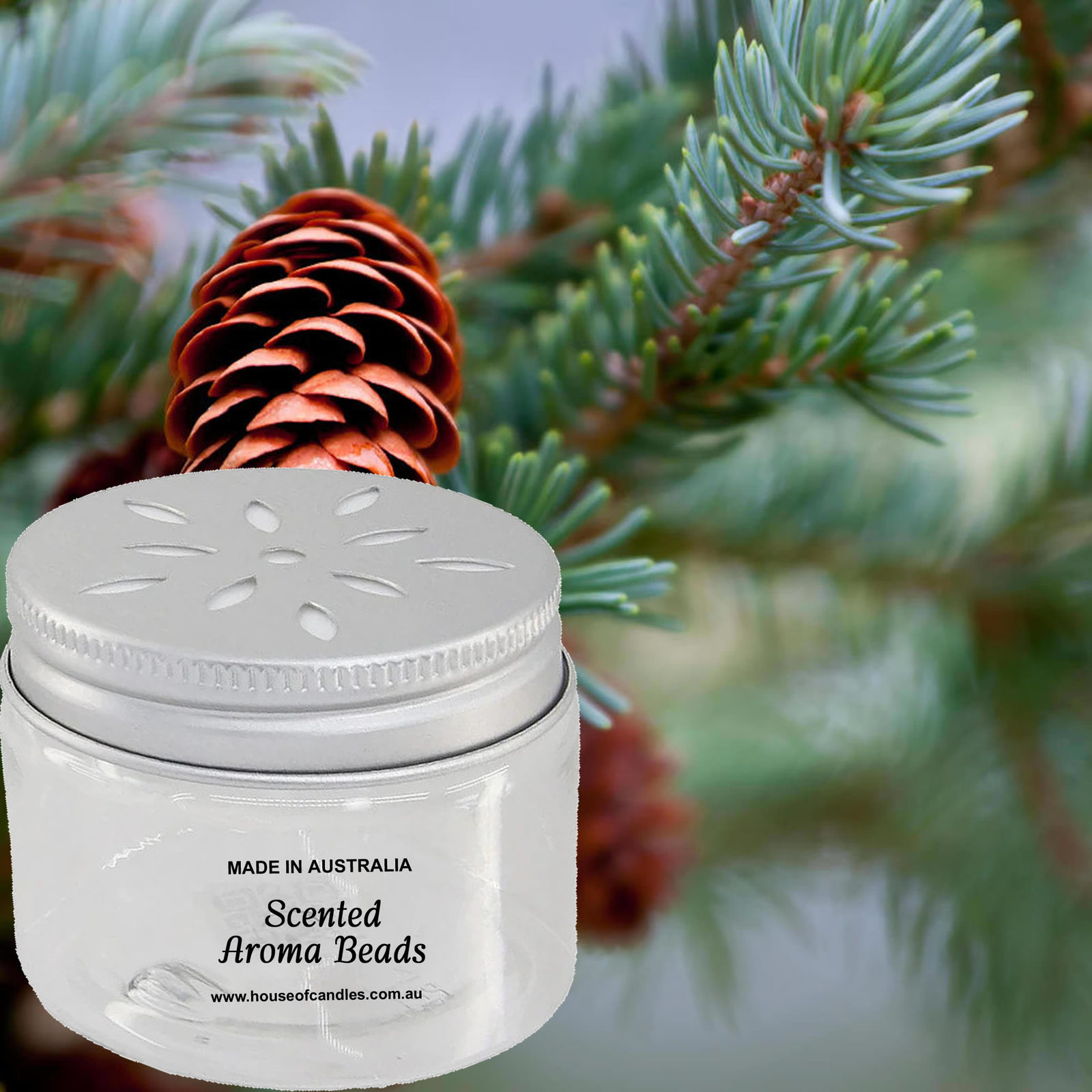 Balsam & Cedar Room/Car/Linen/Towels/Bathroom Air Freshener Aroma Beads