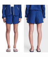 RAG &amp; BONE Penn Pull-On Shorts, Relaxed Fit, Size Large (14/16), Blue, NWT - $81.05 CAD
