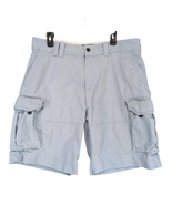 Vtg Polo Ralph Lauren Men&#39;s 38x10 Cargo Shorts Light Blue Y2K Preppy Out... - $54.33 CAD