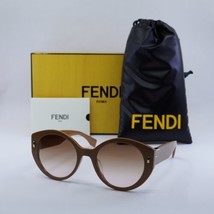 Fendi FE40037U 57F Shiny Camel/Brown to Pink Gradient 55-21-140 Sunglass... - £249.48 GBP