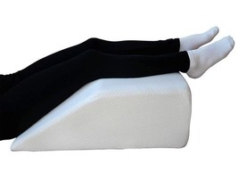 Memory Foam Leg Raiser Knee Pillow Foot Rest Wedge Swollen Legs Support ... - $40.45