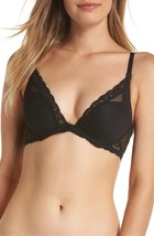 NATORI 730023 Feathers Underwire Contour Nursing Bra Sz 32DDD Black - £32.01 GBP