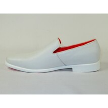 Men Tayno Dressy Casual Soft Leather Comfortable Slip on Loafer #ALPHA L White image 13